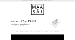 Desktop Screenshot of maasaimagazine.com